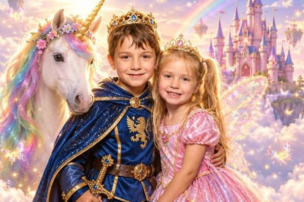 Unicorn Kingdom AI photo booth effect