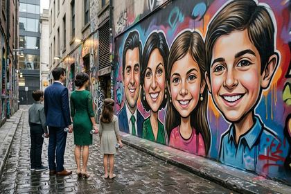 Efecto Murals de fotomatón con IA