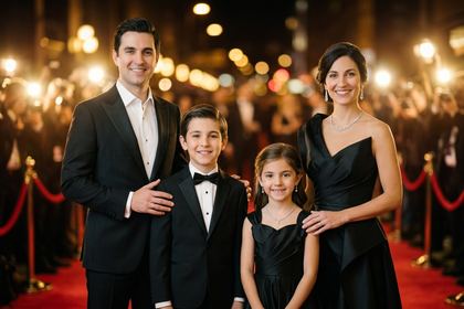 Efecto Hollywood Red Carpet de fotomatón con IA