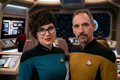 Efecto Starship de fotomatón con IA