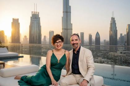Efecto Dubai de fotomatón con IA
