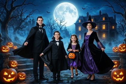 Efecto Halloween de fotomatón con IA