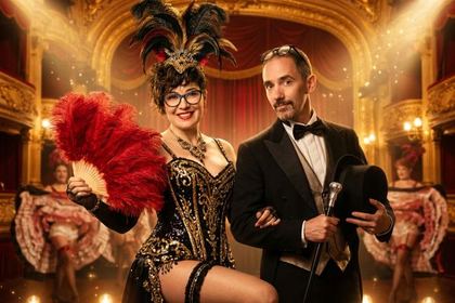 Efecto Cabaret de fotomatón con IA