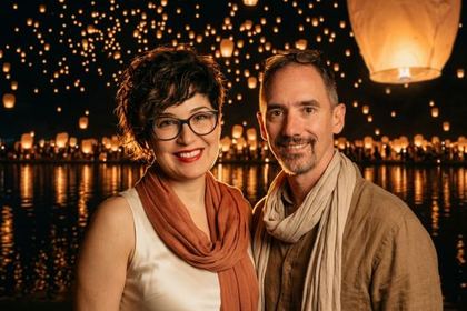 Efecto Lanterns de fotomatón con IA