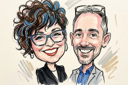 Street Caricature AI photo booth effect