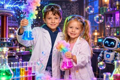 Scientist AI photo booth effect